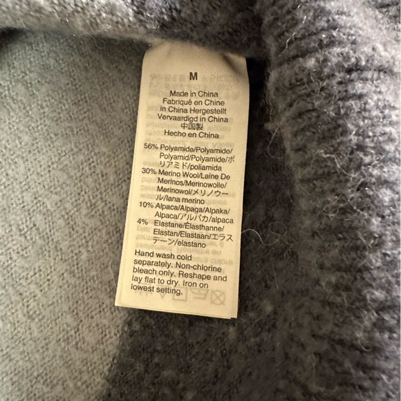 Madewell Crofton Striped Pullover Sweater in Coziest Yarn Size M mm (f6 - Picture 12 of 13